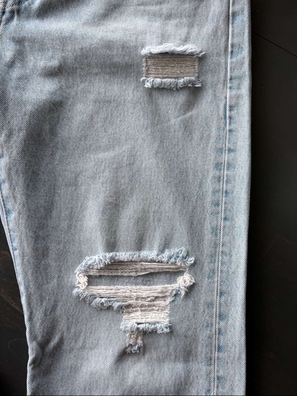 Levi's 501 Women’s Light Blue Vintage Straight-Leg Jeans 30 x 30, high rise - Picture 5 of 9